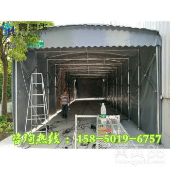 【上海市金山區鑫建華定做工地廠房帳篷燒烤攤室外雨棚工廠遮雨蓬汽車遮陽車庫帳篷推拉活動蓬廠家直銷】-